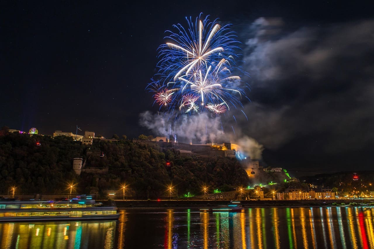 Rhein in Flammen Koblenz - Bild von Udo auf Pixabay