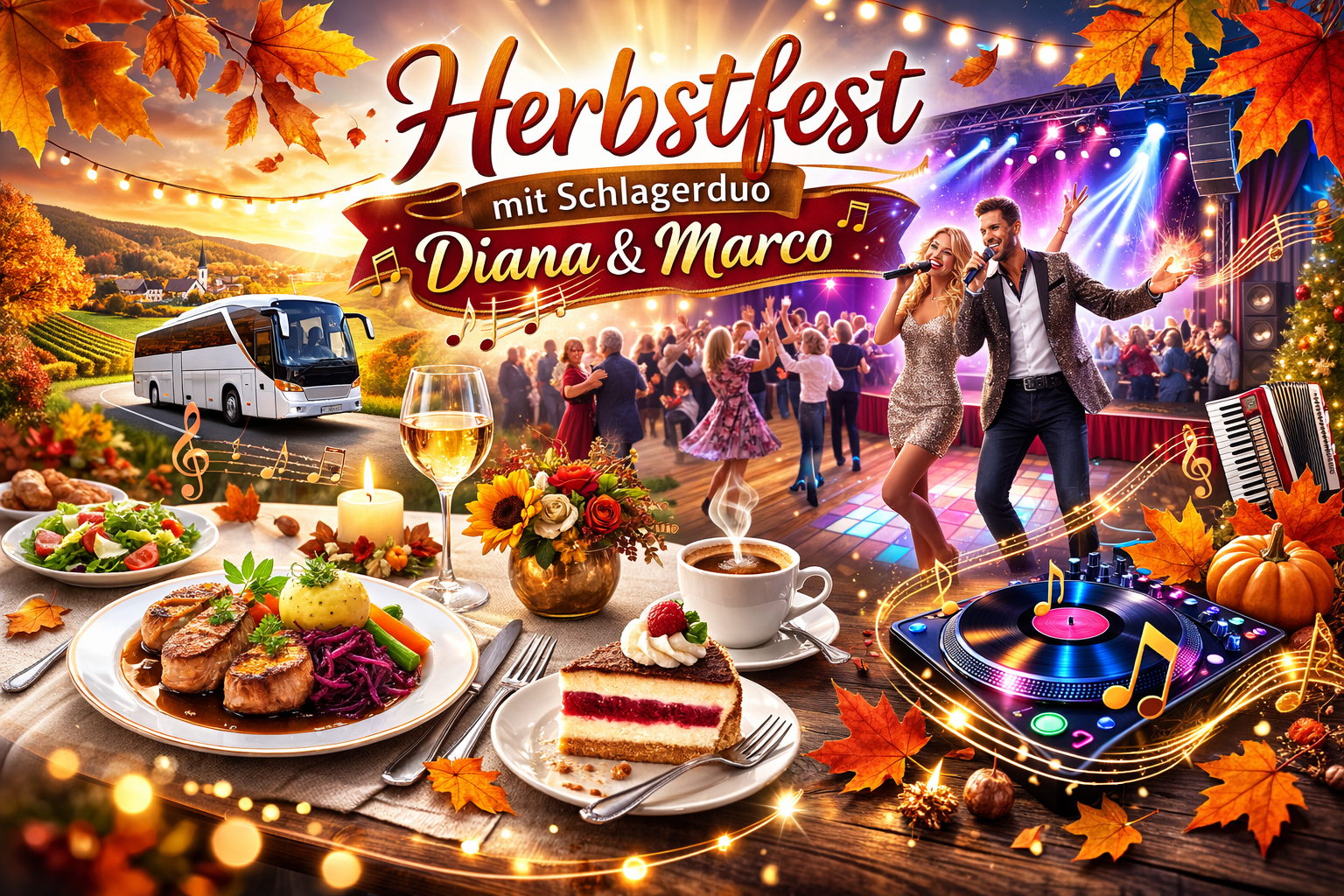 Header Herbstfest Diana und Marco - Quelle: KI generiert