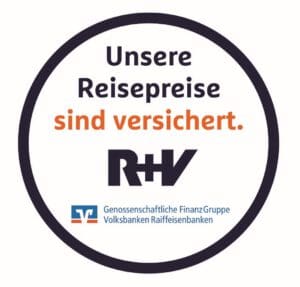 Gütesiegel Reisesicherung R+V Versicherung